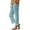 BU1, variant on Linen Pants Women Striped Casual Loose Yoga Trouser Pants with Pockets Women Lounge Yoga Workout Palazzo Summer Capri Pants Tops Green L