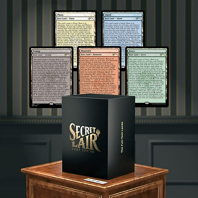 Magic TCG Magic: The Gathering Secret Lair: MTG Dr Lairs Secretorium Full Text Lands