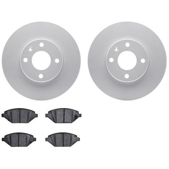 Front Brake Pad and Rotor Kit - Compatible with 2016 - 2022 Chevy Spark 2017 2018 2019 2020 2021