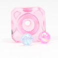 thumbnail image 2 of PoryKon Momiji Yo-Yo Counterweight - Cube Shaped YoYo Counter Weight - Jacob Cheng Hong Ye Signature Model (Pink), 2 of 2