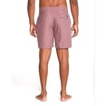 thumbnail image 6 of Volcom Men's 18" Boardshorts – Stretch Swim Trunks with Drawstring Waist and Back Flap Pocket, Size-29, Color-Lawton Bordeaux Brown, 6 of 6