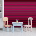 thumbnail image 5 of Peel and Stick Wallpaper Bold Horizontal Stripes Black Self Adhesive Removable Renter Friendly Contact Paper for Bedroom 17.7in x 118in, 5 of 8