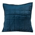 thumbnail image 1 of Parkland Collection PILE11179P Balam Navy Blue Square Transitional Pillow Cover with Poly Insert - 20 x 20 x 7 in., 1 of 1