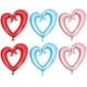 thumbnail image 5 of 6 globos de helio grandes en forma de corazón de 43 pulgadas, globos de aluminio, globos de aluminio para ceremonia de compromiso de boda, día de San Valentín, color aleatorio, 5 of 5