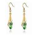 thumbnail image 3 of Conjunto De Collar, Aretes Y Brazalete Con Cristales Color Verde Malubero Malu1697, 3 of 3