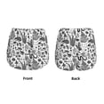 thumbnail image 3 of Pofeuu Fall Forest Print Women's Athletic Shorts Running Workout Shorts Tummy Control Quick Dry Gym Shorts with Pockets Double layer sports shorts-X-Large, 3 of 7