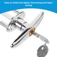 thumbnail image 3 of HEALEEP 1 Set Garage Door Emergency Key Release Lock Metal Silver for Emergency Situations, 3 of 8