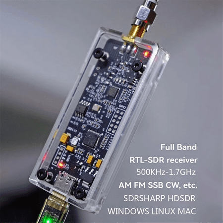 TOP! Open Source RTL-SDR L6 Full Band Software Radio Receiver RTLSDR Multifunction L6C