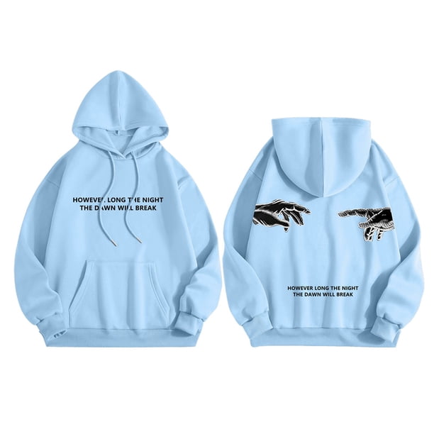 WILLBEST Sudaderas Navideñas para Hombre, Sudadera con Capucha Estampada con Mangas De Hombros Descubiertos, Informal, Holgada, Cómoda, De Moda, para Negocios, De Manga Larga XGrande