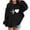 Black, variant on Odeerbi Toddler Boys Girls Hoodies Printed Pullover Hooded Sweatshirts Children's Round Neck Long Sleeve Pattern Printed Hooded Sweatshirt Black