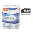 Great Value Soft & Strong Premium Toilet Paper, 6 Mega Rolls