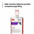thumbnail image 4 of 3M Universal Adhesive Black - 3, 08223, High Viscosity, Gap Filling, Durable, Industrial, 200 mL Cartridge, 4 of 5