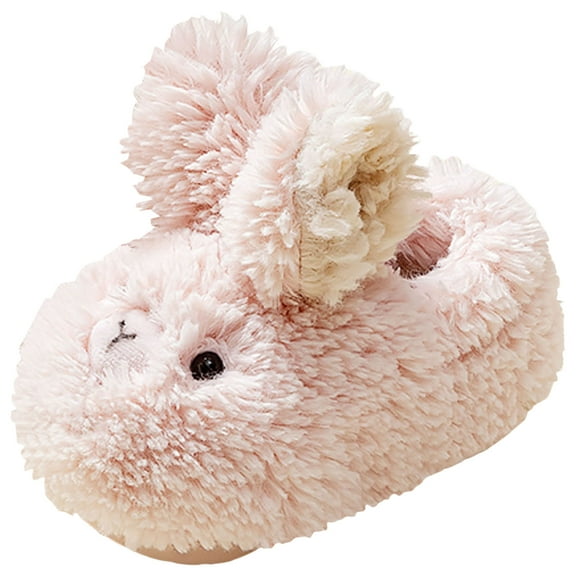 KEXE Slippers For Toddler Boys Little Girl Slippers Toddler Kids Slippers Cute Animal Cartoon Shoes Girls Boys Warm Winter Household Slippers 9-9.5 Years