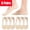 Complexion_007, variant on 6 Pairs No Show Socks for Women Cotton Blend Breathable Footies Bootie Liner Non Slip Heel Grip Socks for Loafers Flats Heels