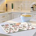 thumbnail image 6 of Yayeee Dish Drying Mat for Kitchen Counter 16"x18" Microfiber Absorbent Pad, Green Nordic Christmas House, 6 of 7