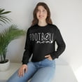 thumbnail image 6 of Women's Football Mom Mama Football Season Gift for Mother Unisex Sweatshirt, 6 of 6