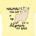 thumbnail image 4 of Inktastic Mawmaw's You Say Alpaca My Bags Boys or Girls Baby Bodysuit, 4 of 5