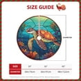 thumbnail image 2 of Sikiie Sea Turtle in Coral Nativity Christmas Tree Skirt, Jesus Christian Winter Holiday Tree Mat Decoration(30-48IN)48", 2 of 6