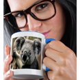 thumbnail image 2 of 3drose, Koala Bear Closeup, 15oz Two-tone Blue Mug, 2 of 6