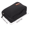 thumbnail image 2 of UPOUART Travel Electronic Organizer Bag Black Polyester Data Line Storage Case, 2 of 6