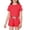 Red, variant on Grblisyd Short Sets for Girls Plaid Print T-Shirt and Shorts Set Loose Soft Summer Tracksuit Athletic Clothing Sets Light Blue 5-6Y