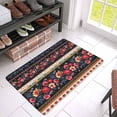 thumbnail image 3 of MKHERT Vintage Cuban Floral Border, Floral Aztec Tribal Pattern Doormat Rug Home Decor Floor Mat Bath Mat 30x18 inch, 3 of 3