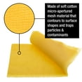 thumbnail image 4 of Dura-Gold - Pure Gold Superior Tack Cloths - Tack Rags (Box of 12) - Woodworking and Painters Professional Grade - Removes Dust, Sanding Particles, Cleans Surfaces - Wax and Silicone Free, Anti-Static, 4 of 7