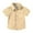 Beige1, variant on Maean Boys Short Sleeve Blouse Sequin Button down Collared Tops Summer Dressy Party Shirts with Pockets