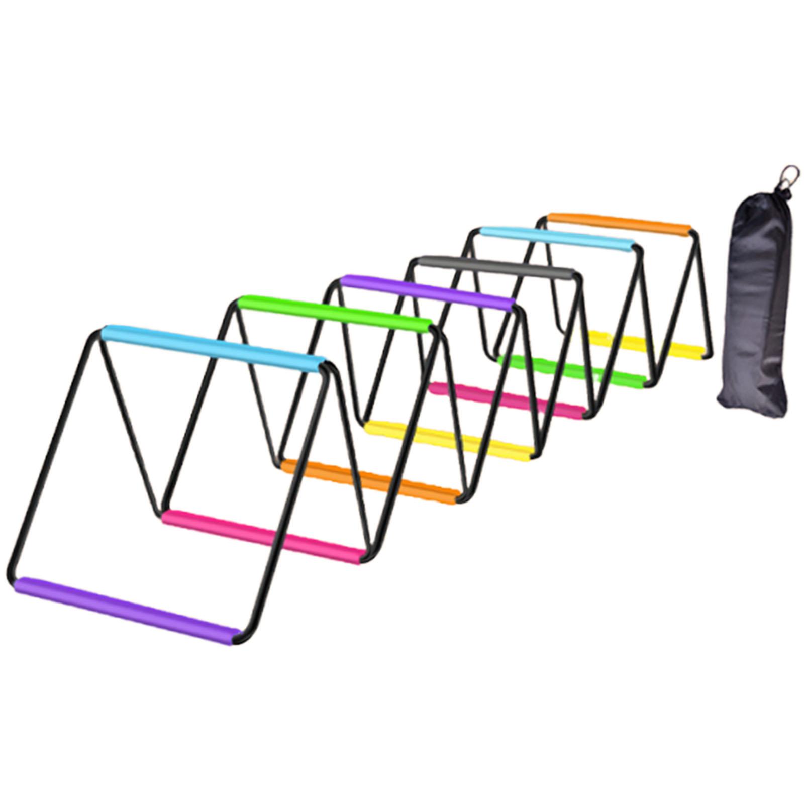 funtasica Agility Ladder Soccer Agility Training Equipment Foldable Workout Speed Ladder Football Footwork Ladder Braided Strap Material Suitable for Team Sport 480cmx40cm