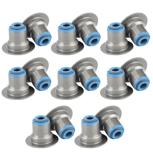 Valve Stem Seals Set,Yctze 16pcs Valve Stem Seals Set Replacement 12482063 For LS Replacement For Silverado Express Camaro Impala