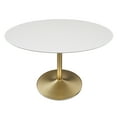 thumbnail image 6 of TMS Kenley Oval Dining Table, Gold/White, 6 of 7