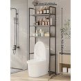 thumbnail image 5 of Single Unit Bathroom Storage Shelf Above Toilet, Multifunctional Bathroom Storage Platform with Shelf Organizer for Bathroom Essentials, 5 of 6