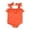 Orange, variant on uikmnh Girls One Piece Swimsuit Summer Floral Ruffle Swimsuit Toddler Beach Bikini Swimwear Set Color:Orange,Size:18-24 Months
