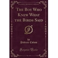 thumbnail image 1 of The Boy Who Knew What the Birds Said (Classic Reprint), 1 of 1