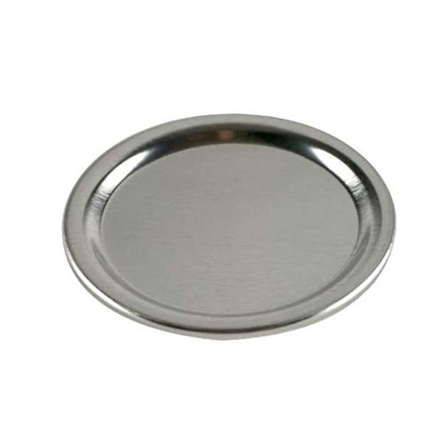 Injueey Tapas para la boca Tapa sellada Hojalata Tipo dividido Tapas para conservas duraderas Diseño a prueba de fugas ampliamente utilizado Cocina y Comedor Plata 86mm Tapa plateada Injueey HA066111-06
