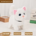 thumbnail image 1 of Nuevo juguete de peluche de gatito para caminar, gato interactivo eléctrico, Animal relleno, cola mullida, cabeza que mueve, gato, juguete para mascotas, regalo para niños, 1 of 5