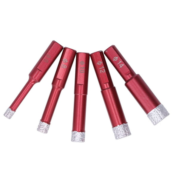Diamond Drill Bit,5Pcs Diamond Drill Bit Drilling Bit Drill Bit Tool Convenient Use