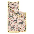 thumbnail image 2 of Schnauzer Dog and Flower Floral Toddler Nap Mats for Kids Preschool,Sleeping Mat Bag or Kids,Toddler Sleeping Bag,Toddler Nap Mat or Daycare, 2 of 6