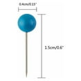 thumbnail image 5 of 500 pcs/ set thumbs Plastic head with steel tip maps, 5 of 5