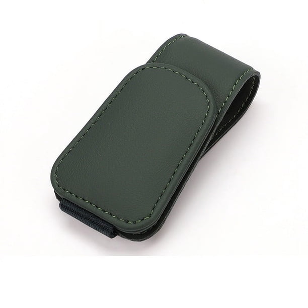 pstuiky Gafas de sol para coche, clip magnético de cuero para gafas de sol para la visera del coche, gafas de sol para la visera del coche, gafas para coche, gafas de sol aptas para visera.