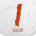 thumbnail image 4 of Inktastic Cute Kawaii Bacon Boys or Girls Baby Bib, 4 of 4