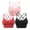3 Pack-Pink/Orange/Black, variant on 3 Pack Women Cross Back Sport Bras Padded Strappy Criss Cross Cropped Bras for Yoga Workout Fitness