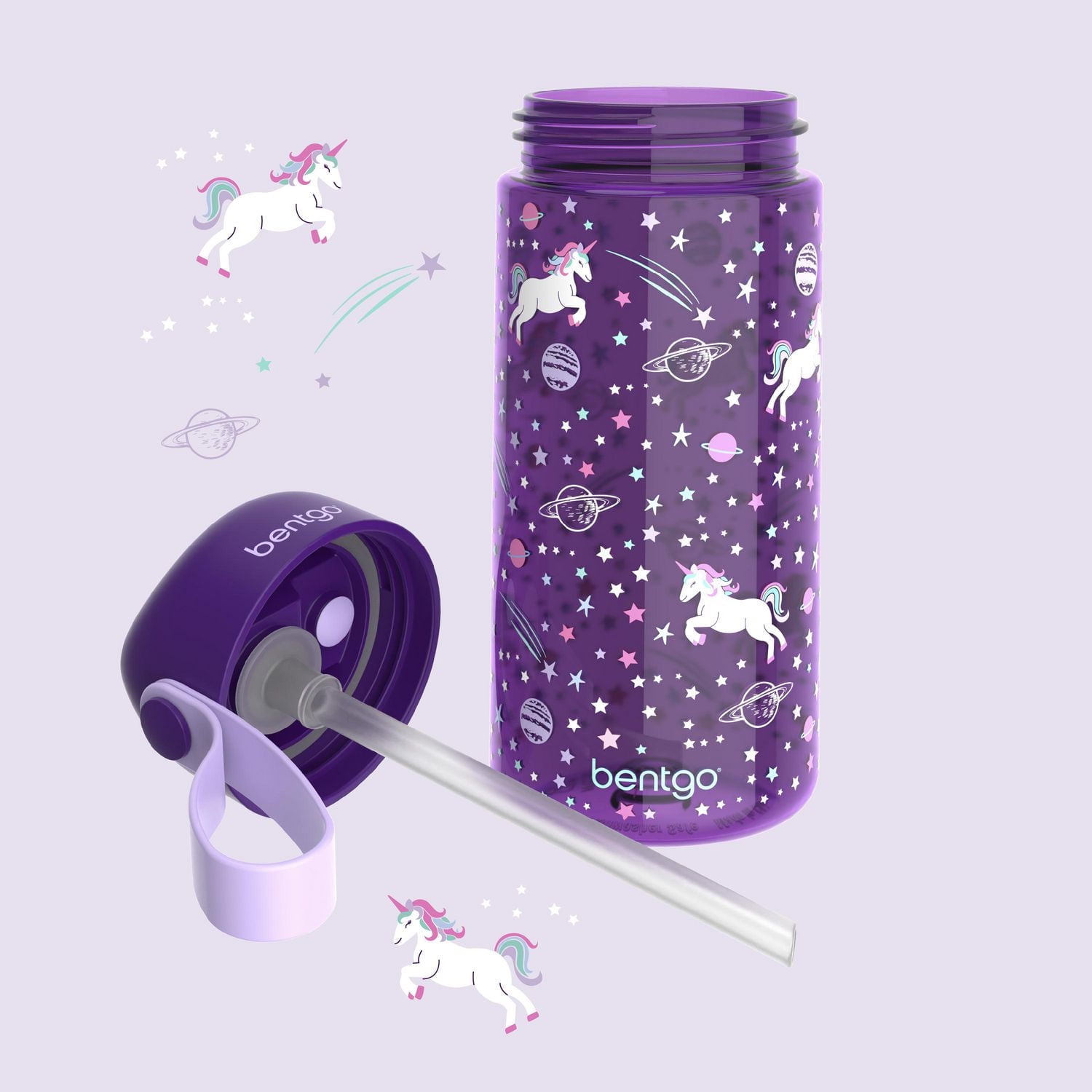 Bentgo Kids Water Bottle - Unicorn 14oz