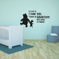 thumbnail image 2 of Going To Happen Pooh Piglet Life Postive Quote Cartoon Wall Sticker Art Decal Girls Boys Room Bedroom Nursery Kindergarten House Fun Home Decor Stickers Wall Art Vinyl Decoration Size (35x40 inch), 2 of 3