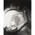 thumbnail image 2 of Redon, Odilon 12x14 White Modern Wood Framed Museum Art Print Titled - A Woman Clothed with a Sun , 2 of 4