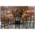 thumbnail image 3 of LED Lighted Famous Paris Opera House France Grand Foyer Canvas Wall Art 15.75" x 23.5", 3 of 9