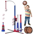 thumbnail image 1 of Set de pelota en T HYES 4 en 1 para niños de 3 a 5 años con Toss & Catch, 1 of 9