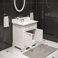 thumbnail image 5 of Water Creation Derby 30" Wood Single Bathroom Vanity in White & Chrome, 5 of 9