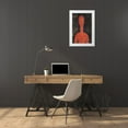 thumbnail image 3 of Modigliani, Amedeo 10x14 White Modern Wood Framed Museum Art Print Titled - Red Bust, 3 of 4