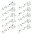 thumbnail image 4 of 10 Uds. Lámpara colgante de acrílico con iluminación de diamantes, accesorios de decoración para candelabro colgante, 4 of 12